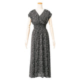 カシュクールマキシワンピース