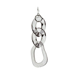 トリプルフープクリアカラーピアス