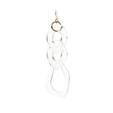 トリプルフープクリアカラーピアス