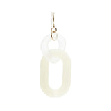 クリアミックスイレギュラーフープピアス