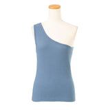 【メール便】ワンショルレースアップテレコカットソートップス