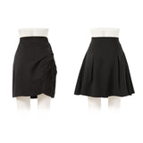 【メール便】選べるビッグリボンパールZIPミニスカート