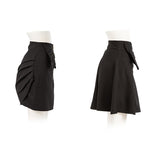 【メール便】選べるビッグリボンパールZIPミニスカート