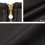 【メール便】選べるビッグリボンパールZIPミニスカート