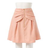 【メール便】選べるビッグリボンパールZIPミニスカート