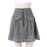 【メール便】選べるビッグリボンパールZIPミニスカート