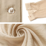 【メール便】開襟シアーチュニックシャツ【R】