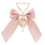 イニシャルチャームリボンクリップ