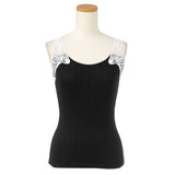 【メール便】肩レースランダムテレコタンクトップ