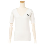 【メール便】フロントダブル5分袖ベーシックTシャツ