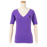 【メール便】フロントダブル5分袖ベーシックTシャツ