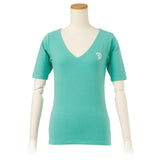 【メール便】フロントダブル5分袖ベーシックTシャツ