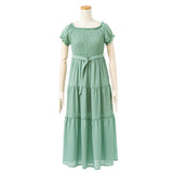 ティアードマキシワンピース