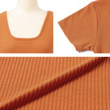 【メール便】バックレースアップテレコトップス