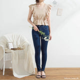 【メール便】フリルノースリーブブラウス