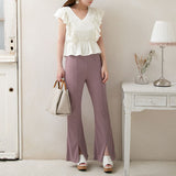 【メール便】フリルノースリーブブラウス