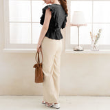 【メール便】フリルノースリーブブラウス