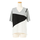 【メール便】ショルダーZIPTシャツ