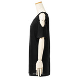 【メール便】メタル付き肩開きTシャツ