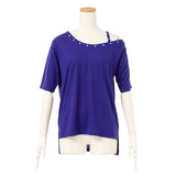 【メール便】メタル付きワンショルTシャツ