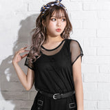 【メール便】レイヤードメッシュT&タンクset