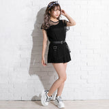 【メール便】レイヤードメッシュT&タンクset