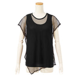 【メール便】レイヤードメッシュT&タンクset