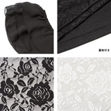 【メール便】フリルレースシフォントップス