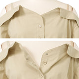 【メール便】肩ストラップ半袖ブラウス