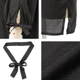 【メール便】パフスリーブリボンブラウス