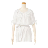 【メール便】パフスリーブリボンブラウス