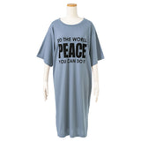 【メール便】メッセージロゴワンピース