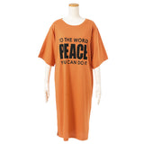 【メール便】メッセージロゴワンピース