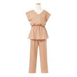 カシュクールブラウスセットアップ