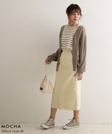 【メール便】洗えるニットシルクタッチカーディガン