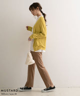 【メール便】洗えるニットシルクタッチカーディガン