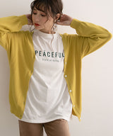 【メール便】洗えるニットシルクタッチカーディガン