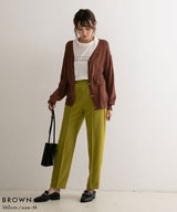 【メール便】洗えるニットシルクタッチカーディガン