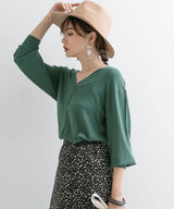 【メール便】洗えるニットシルクタッチカーディガン