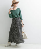 【メール便】洗えるニットシルクタッチカーディガン