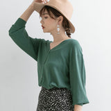 【メール便】洗えるニットシルクタッチカーディガン