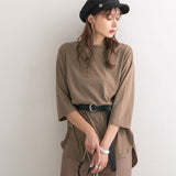 【メール便】サイドスリットカットソーチュニック