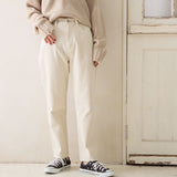 カーブストレートパンツ