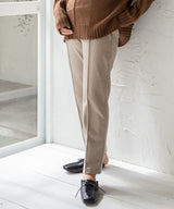 ウォームタッチセンターシームテーパードパンツ