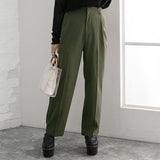 ウエストタックセンタープレスパンツ