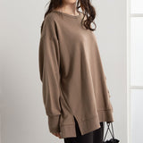 サイドスリットチュニックトップス