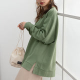 サイドスリットチュニックトップス