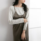 【メール便】バッククルーネックラメカットソー