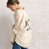 バックメッセージシャツ