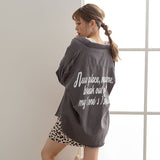 バックメッセージシャツ